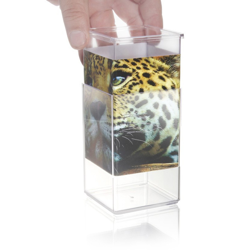 Cubo Porta Lapiz Doble Para Foto